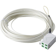 Idea Optical - Kommunikationsanschlussdose LWL FTTH-Hutschienenadapter IO11891618230415 m.Kuppl.4xSC/APC 15m − 10 Stück