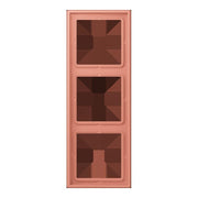 Jung - Abdeckrahmen Rahmen 3-fach LC 983 233 locre rouge moyen