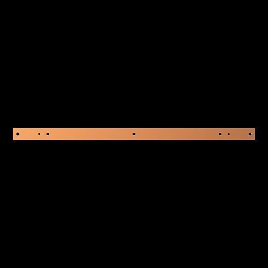 Striebel&John - Sammelschiene Kupferschiene ZXM1112 40x10mm, L:850mm