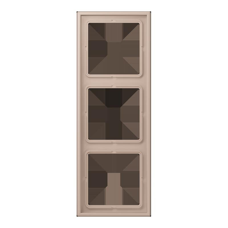 Jung - Abdeckrahmen Rahmen 3-fach LC 983 240 ombre brulee claire
