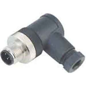 Binder - Rundsteckverbinder, feldkonfektionierbar (Industriesteckverbinder) Winkelstecker 99 0429 52 04 4-polig,Serie 713