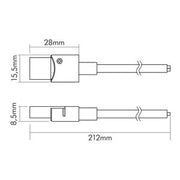 Nobile - Zubehör/Ersatzteile für Lichtschlauch/-band Anschlußkabel 5er Set 5011510645 − 1 Stück