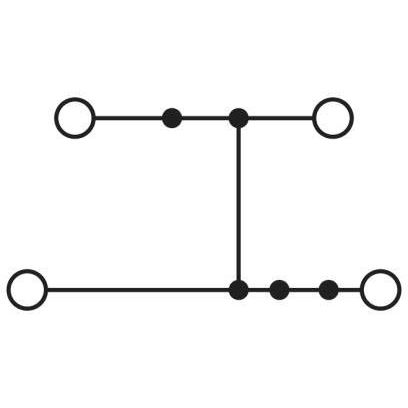 Phoenix Contact - Durchgangs-Reihenklemme Doppelstockklemme PTTBS 4-PV − 50 Stück