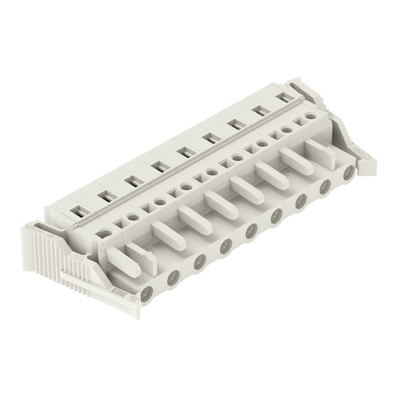 WAGO - Kabelsteckverbinder für Leiterplattensteckverbinder 1-Leiter-Federleiste 721-209/037-000 CAGECLAMP 2,5mm²,lgr − 25 Stück