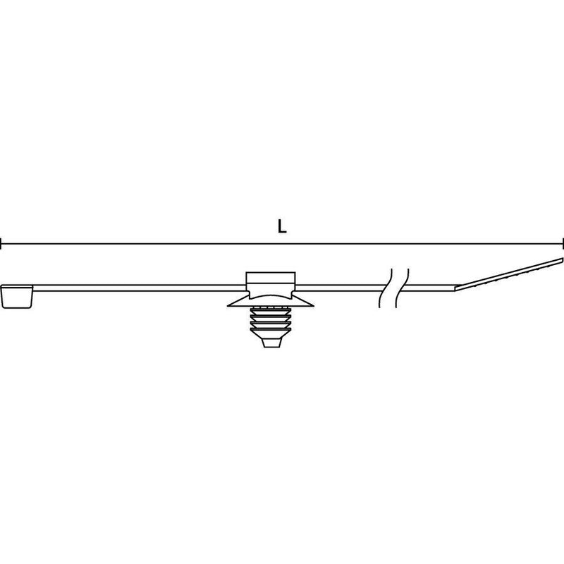HellermannTyton - Kabelbinder Befestigungsbinder T30RFT6 mit Lamellenfuß − 500 Stück