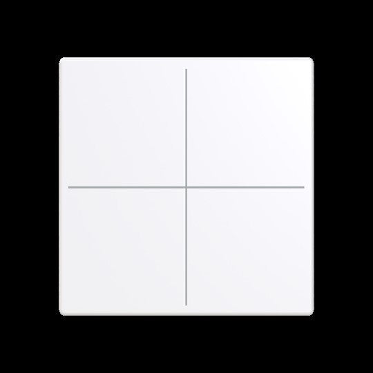 Busch-Jaeger - Bussystem-Tastwippe Abdeckung, 4-fach LFW/A.4.63.11-84 für Keypad