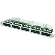 Telegärtner - Patchpanel Kupfer 19Z ISDN-Panel 1HE 100007039 MPPI50-H, gr