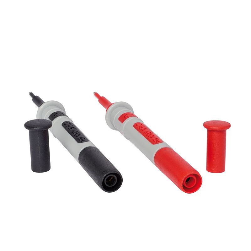 Chauvin Arnoux - Zubehör/Ersatzteile für Prüf- und Messgeräte (Elektro) Prüfspitzen 2mm/4mm P01295491Z CAT IV-1000Vrot+schw