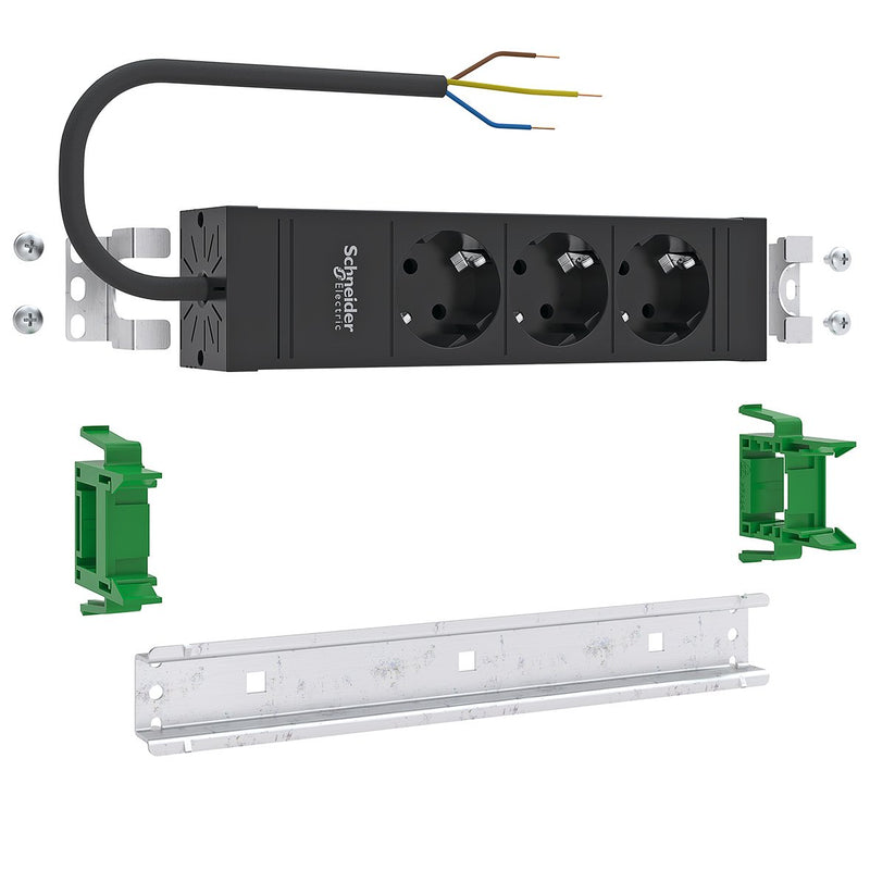 ABN - Mehrfachsteckdose Schutzkontaktsteckdose XSD3D EURO 3-fach