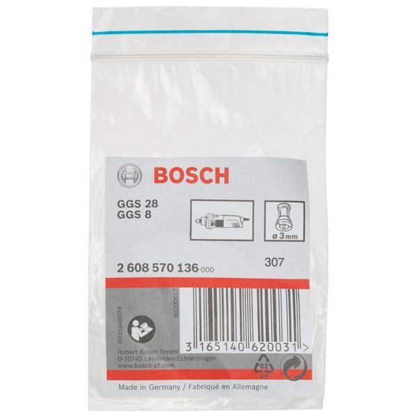 Bosch - Spannzange ohne 2608570136 Spannmutter 3 mm für