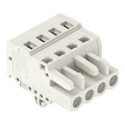 WAGO - Kabelsteckverbinder für Leiterplattensteckverbinder 1-Leiter-Federleiste 721-104/008-000 CAGECLAMP 2,5mm²,lgr − 100 Stück