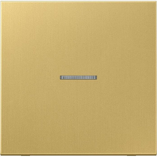 Jung - Bussystem-Tastsensor KNX RF Taster 1fach ME 10911 ST RF C neutral, Messing