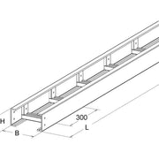 Niedax - Kabelleiter GFK-Kabelleiter ULL 100.450/3 100x450x3000mm − 3 Meter