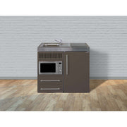 Stengel - Mini-Küche Miniküche Premiumline MPMMM100KSMWGKFreBli Mokka metallic