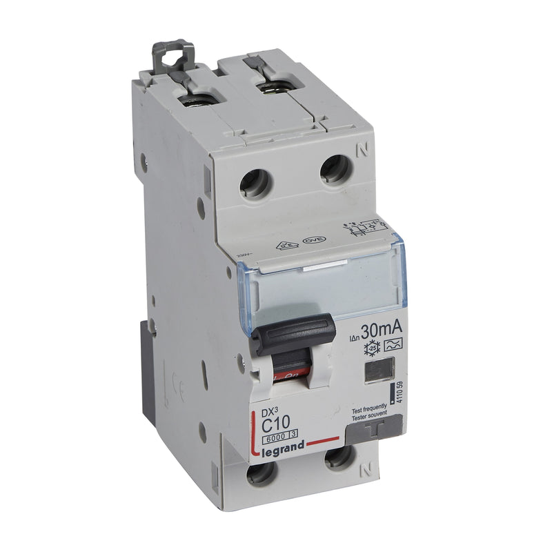 Legrand - Kombination FI-Schalter/Leitungsschutzschalter FI/LS-Schalter Legrand 411059 C-Charakt., 10A