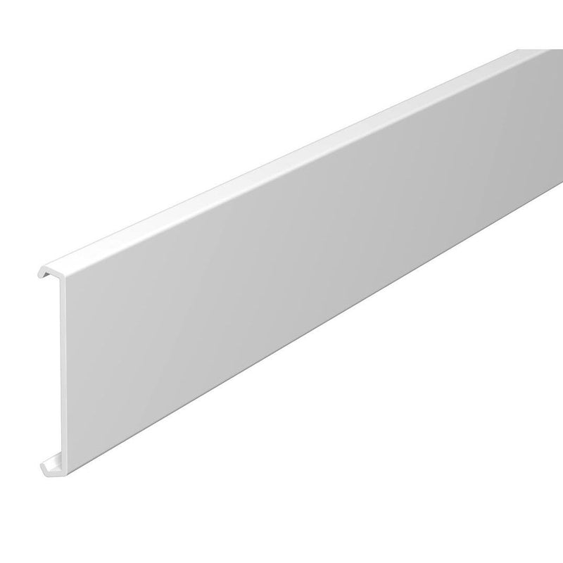 OBO Bettermann - Oberteil für Geräteeinbaukanal/Installationssäule Oberteil GEK-OT80 rw 80x2000mm, PVC, rw − 2 Meter