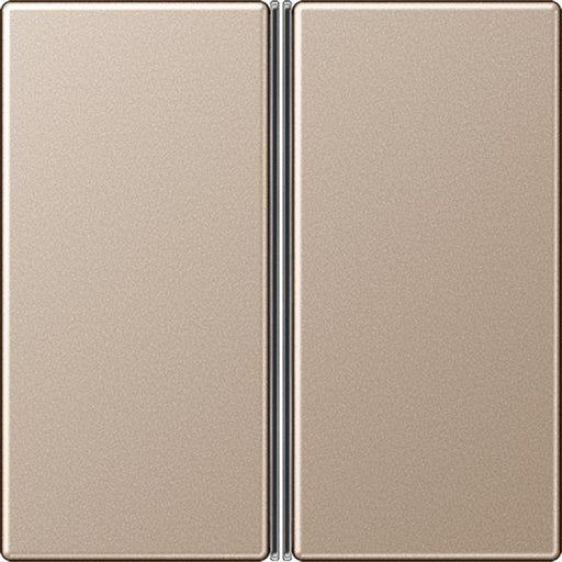 Jung - Abdeckung/Bedienelement für Installationsschalterprogramme Tastensatz 2-fach champ. A 402 TSA CH komplett − 1 Stück