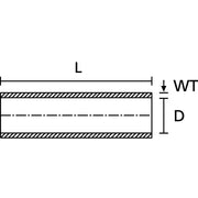 HellermannTyton - Kabelisolierschlauch Isolierschlauch H40X20BK CR BK 1000 schwarz (1000 Stk.) − 1000 Stück