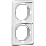 Peha - Abdeckrahmen Rahmen 2-fach ws D 80.672 WU W waage/senkrecht