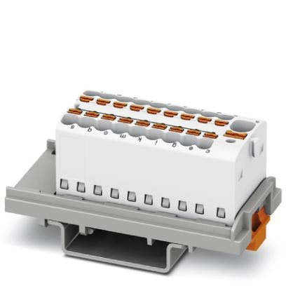 Phoenix Contact - Durchgangs-Reihenklemme Verteilerblock PTFIX4/18X1,5-NS35WH − 20 Stück