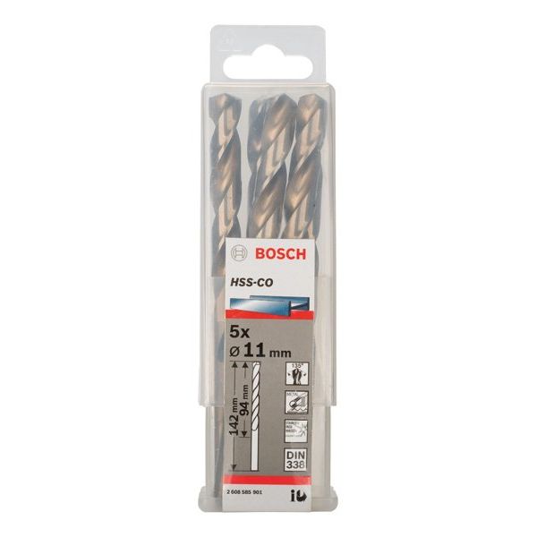 Bosch - Bohrer PRO Stainless Steel HSS-Co 2608585901 Spiralbohrer 11 x 94
