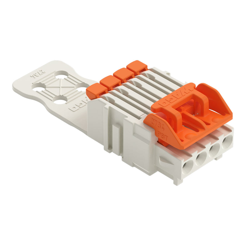 WAGO - Kabelsteckverbinder für Leiterplattensteckverbinder 1-Leiter-Federleiste 27341104328000300000 PushinCAGECLAMP,lgr − 50 Stück