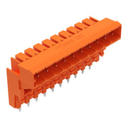 WAGO - Leiterplattensteckverbinder THT-Aufstock-Stiftleiste 232-370 1,0x1,0,abgew.,or − 50 Stück