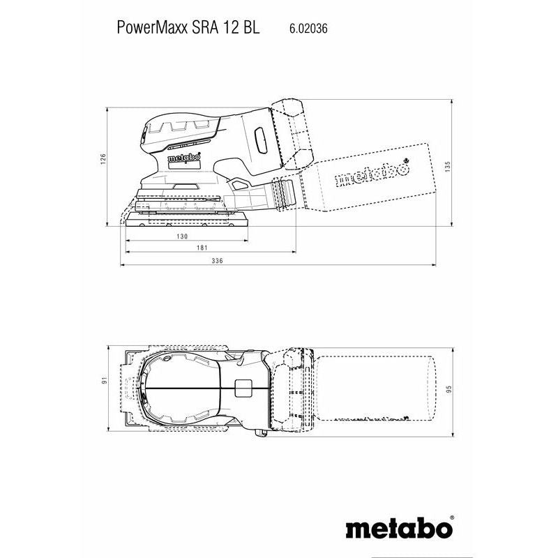 Metabowerke - Schwingschleifer (Akku) Akku Multischleifer 602036840