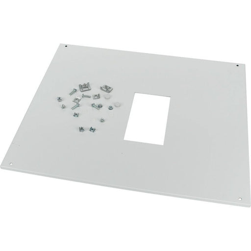 Eaton - Abdeckung/Blende/Beschriftungsleiste (Schaltschrank) Frontblende +Einbausatz 3p XMN330806CR NZM3 horizontal grau