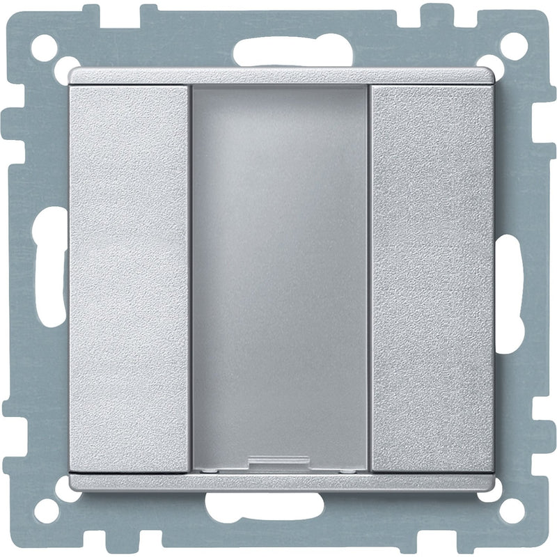 Schneider Electric - Bussystem-Tastsensor Taster 1fach plus MTN627560 aluminium