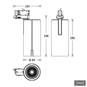 LTS Licht&Leuchten - Downlight/Strahler/Flutlicht Stromschienenstrahler SIRUX-T201.940.MFws 940, ws