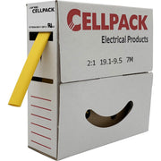 Cellpack - Schrumpfschlauch SB/19.1-9.5/gelb/7m in Abrollbox 7m