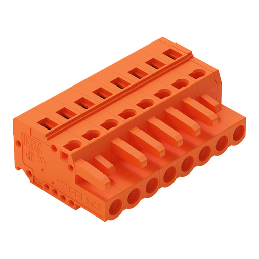 WAGO - Kabelsteckverbinder für Leiterplattensteckverbinder Federleiste 231-308/026-000 8pol, 5,08mm − 50 Stück