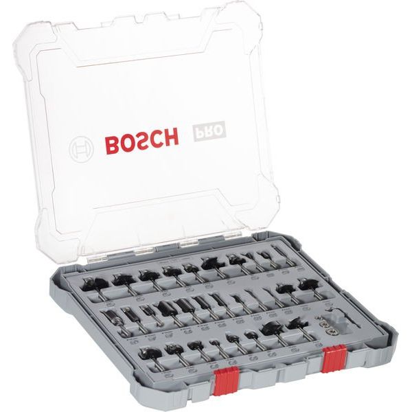 Bosch - Werkzeugset PRO Nutfräser- Set, 2607017474 gemischt Schaft 6 mm