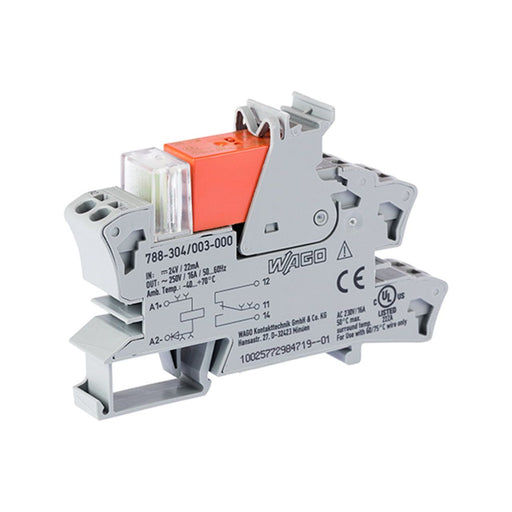 WAGO - Schaltrelais Relaismodul 788-304/003-000 DC 24 V,1W,grau
