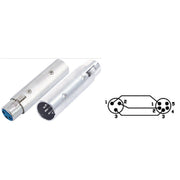 Scharnberger+Hasenbein - Elektrisches Zubehör/Ersatzteile für Leuchten Adapter XLR 82931 XLR-Steck.5P/Kupp.3P
