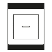 Jung - Abdeckung/Bedienelement für Installationsschalterprogramme Abdeckung Heiz/Nots.ws AS 590 H für Schalter