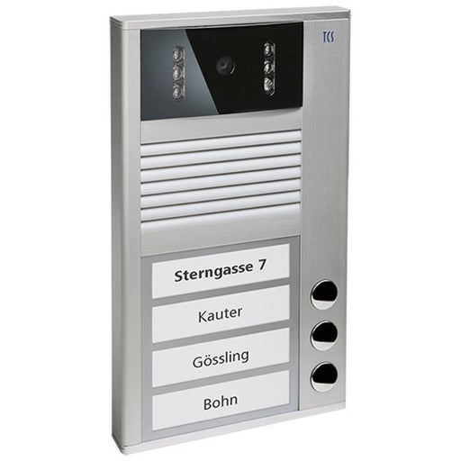 TCS Tür Control - Türstation für Türkommunikation Video Außenstation AVC11030-0010 3Tasten 1-reih.AP si