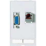 Murrelektronik - Einsatz/Abdeckung für Kommunikationstechnik Rahmenmodul 2-fach 4000-68223-0011410 transparent
