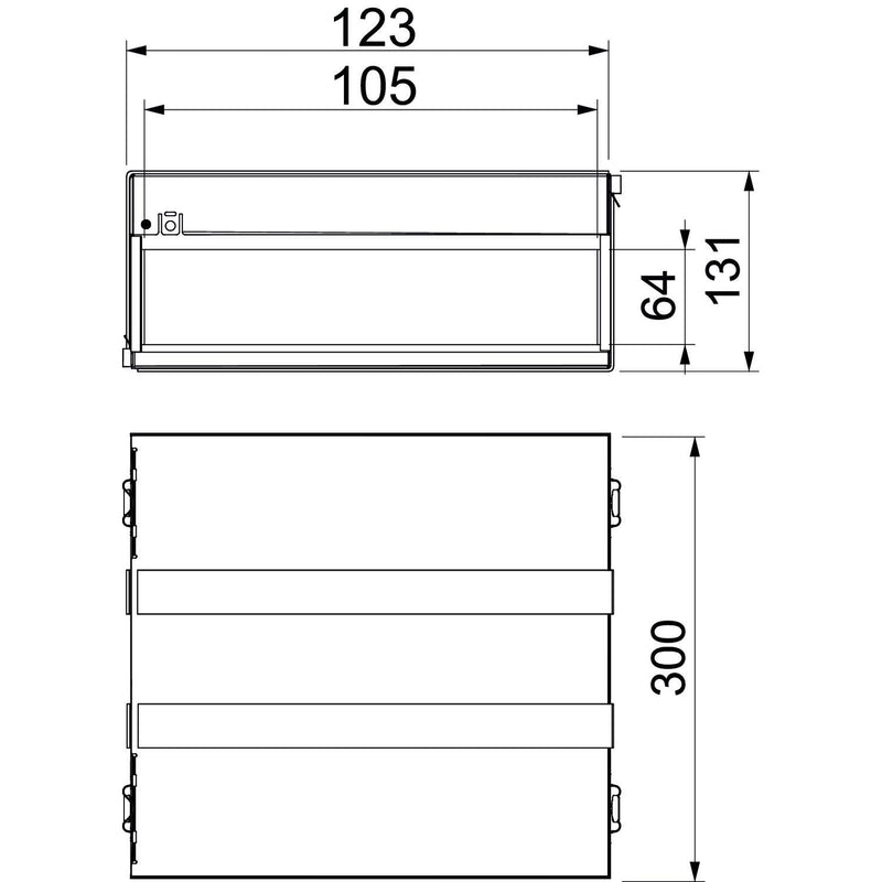OBO Bettermann - Brandabschottung Brandschutzbox PMB 610-4 A2 vierseitig