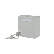 Metz Connect - Kommunikationsanschlussdose Kupfer IP44 Modul-UP-Geh. 1309471003KI grau für Keystone