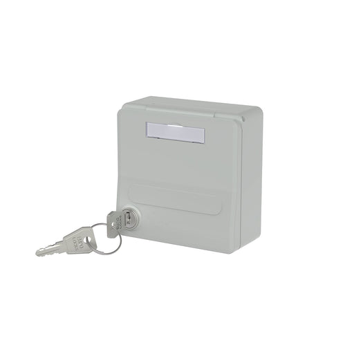 Metz Connect - Kommunikationsanschlussdose Kupfer IP44 Modul-UP-Geh. 1309471003KI grau für Keystone