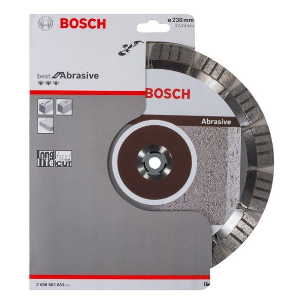 Bosch - Trenn-/Schleifscheibe Diamanttrennscheibe 2608602683 PRO Abrasive
