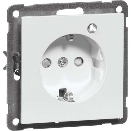 Peha - Schalter-/Steckdosenkombination SCHUKO-Steckdose anth D 20.6611.21 GLK 16A 250V 2-pol.Licht