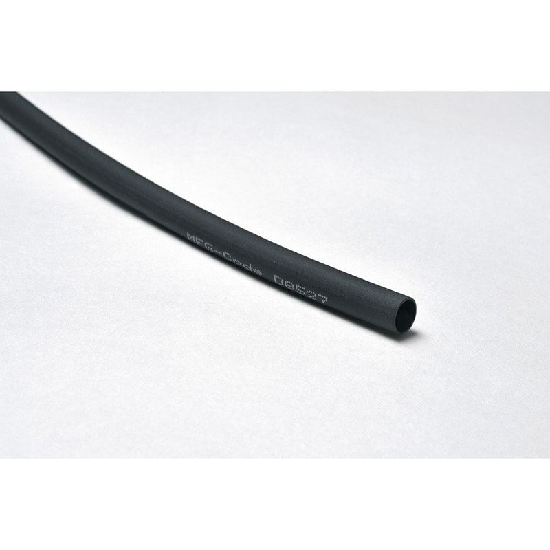HellermannTyton - Schrumpfschlauch Warmschrumpfschlauch 2:1 342-20010(60) schwarz 60 m Rolle − 60 Meter