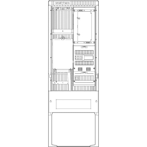 ABN - Zähler-Komplettschrank Zähleranschlusssäule SZ175ZL1505 1 ZP Leerpl. 5pol