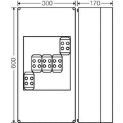 Hensel - Dose, Gehäuse für Montage auf der Wand/Decke Kabelabzweigkasten K 2401 35-240qmm 3ph. 5pol