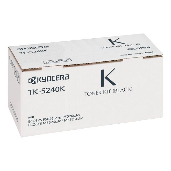 Kyocera - Verbrauchsmaterial für Telefax/Drucker/MFC Lasertoner TK-5240K sw 4.000 Seiten,schwarz