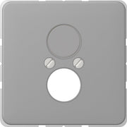 Jung - Einsatz/Abdeckung für Kommunikationstechnik Abdeckung gr CD 562 GR für 2 Kleinst.Dosen