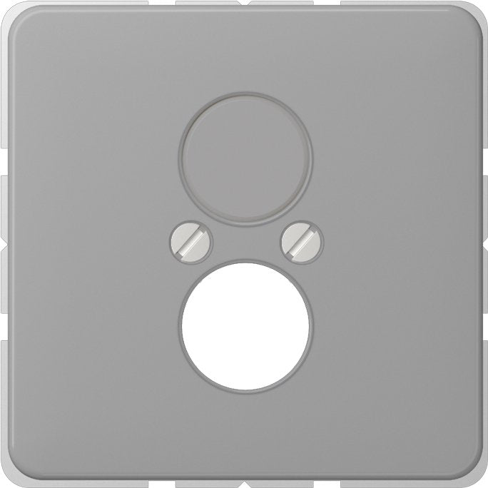Jung - Einsatz/Abdeckung für Kommunikationstechnik Abdeckung gr CD 562 GR für 2 Kleinst.Dosen